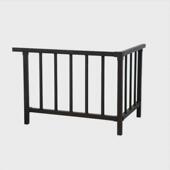 小区别墅防护飘窗安全窗户栏杆室内外楼顶露台隔离阳台护栏镀锌