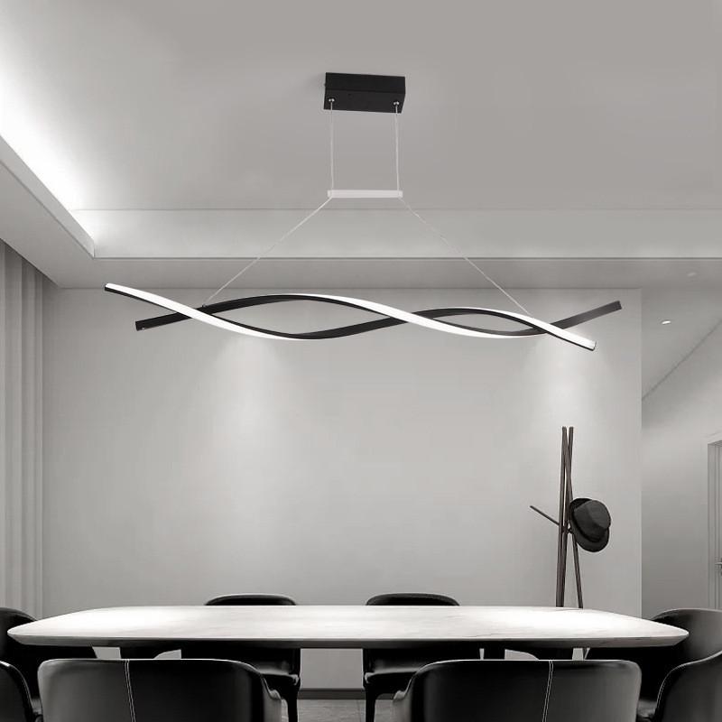 led餐厅吊灯 简约现代创意个性卧室饭厅吧台酒店前台工作室吊灯具