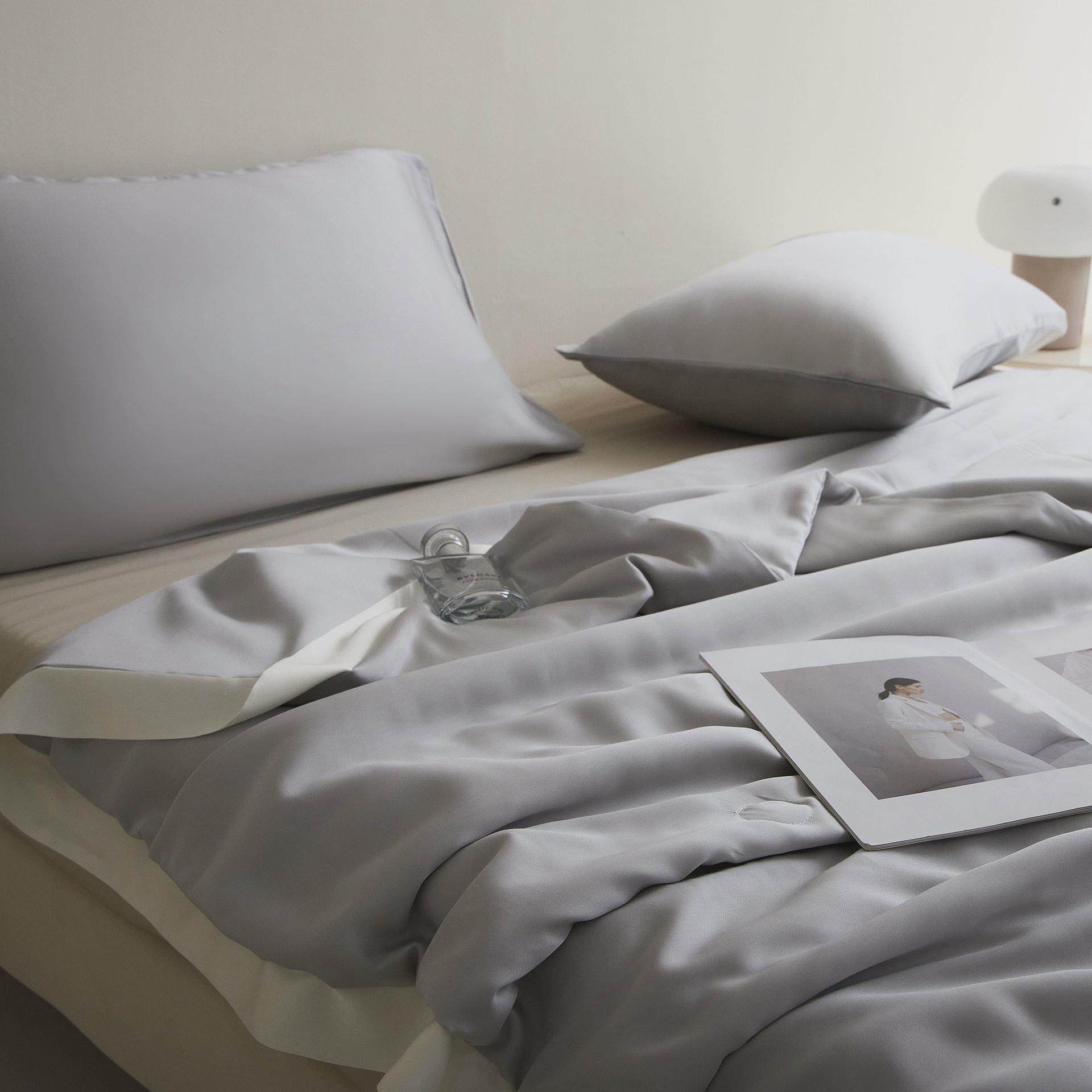 20%桑蚕丝100支LF兰精天丝夏被四件套夏凉被夏季冰丝空调被可水洗,床上用品,化纤被,淘宝优惠券,粉丝福利购,淘宝优惠卷