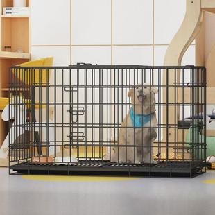 狗笼子大型犬中型金毛拉布拉多狗笼中型犬宠物狗笼子加粗笼室内