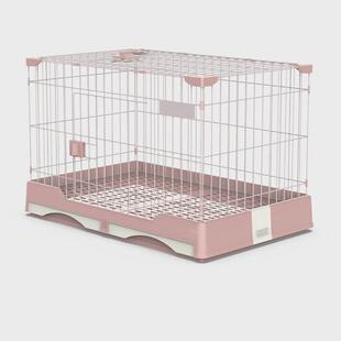 双抽屉树脂狗笼大中小型宠物单层猫笼子家用室内笼子泰迪狗狗别墅