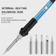 跨境定制内热式 电烙铁60W焊接工具可调温烙铁欧规美规电烙铁套装