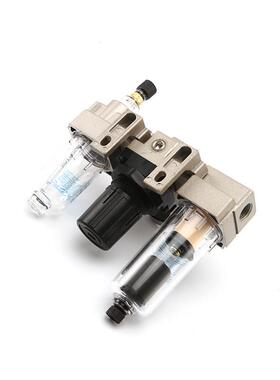 空气气动气源处理器禾田过滤器自动排型三联件ac2000-02d