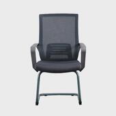 电脑椅家用弓形简约办公椅员工椅职员椅会议椅固定脚办公椅子网布