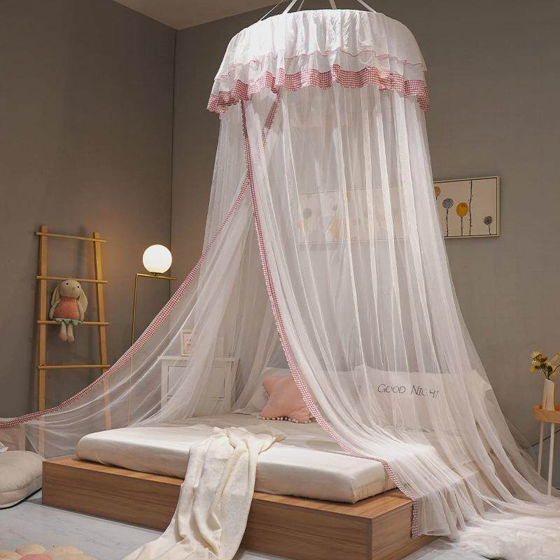 25n吊顶式圆顶蚊帐2024新款家用卧室床幔挂钩免安装夏防蚊2023年