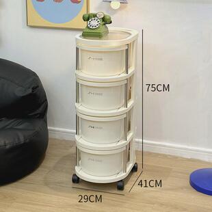 边几床头柜置物架替代品新款多层茶多巴胺房间改造小家具储物推车