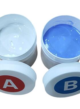 美甲手指倒膜穿戴甲翻模泥指甲盖手复制模具手指模型速干翻模ab泥