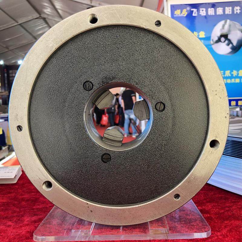 顺爪tk21全穿前穿三马牌自定心卡盘tk21250三爪卡盘配环球卡盘