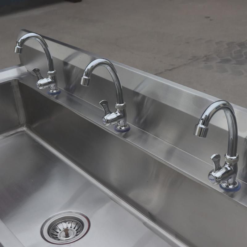 不锈钢单槽水池商用学校食堂厨房餐厅洗菜池洗手池304不锈钢长条