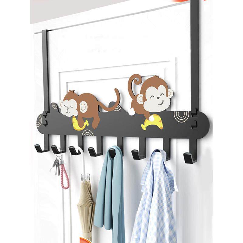 门后挂钩门上挂衣架免打孔卧室墙上壁挂架衣服浴室收纳置赢朔