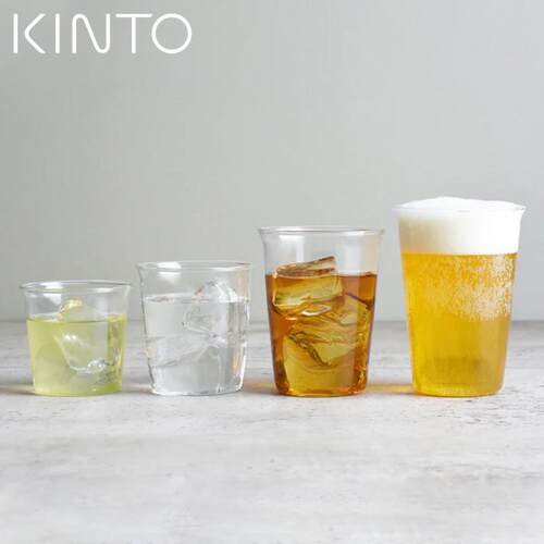日本kinto咖啡杯cast冰水杯拿铁杯萃取杯小众设计师浓缩杯玻璃杯