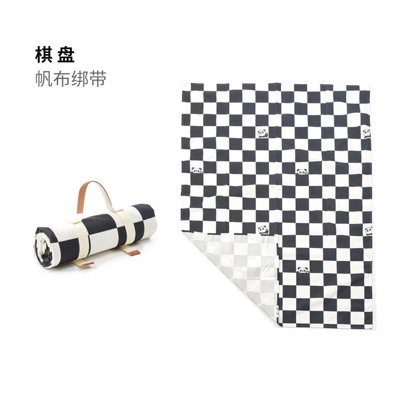 野餐垫防潮垫成品户外露营轻便加厚绿色防水帆布野餐桌布