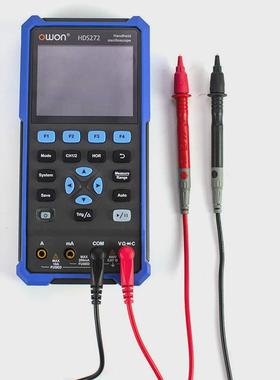 利利手持owon普数字示波器200m双通hds2202s迷你便捷万用表信号源