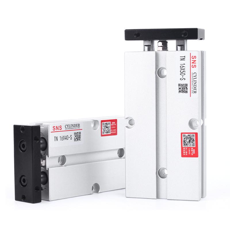 高精密批发sns气动双轴气缸tn/tda16*20-30铝合金厂家滑台气缸