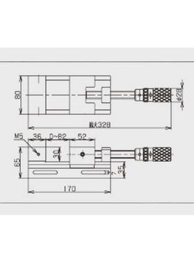 neotec荣制机nv-80n高精度横螺丝精密门型精密横螺丝平口钳