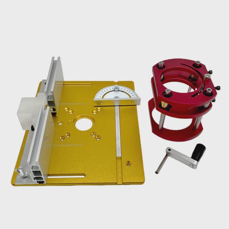 c8+1倒装升降底座雕刻机代板电木铣铝合金倒装板修边机木工工具