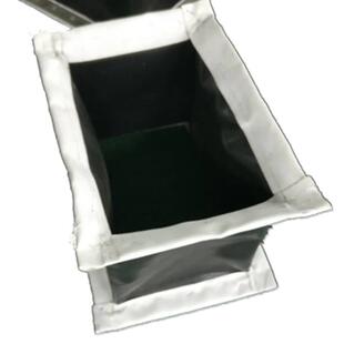 胶脱硫氟电厂蒙皮高温不易腐蚀烟道补偿器蒙皮圈带阻燃规格多