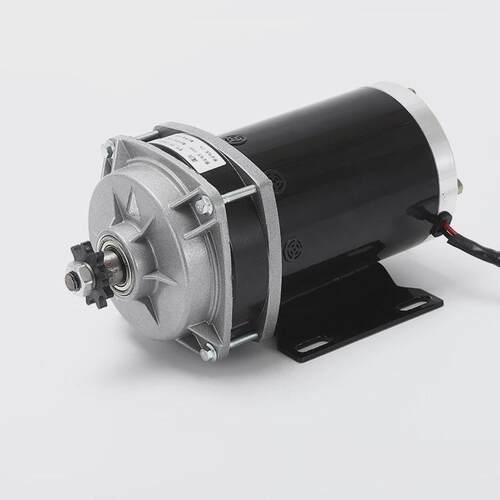 【定制电动机24v500w有刷直流减速电机低噪音】永磁中置电机