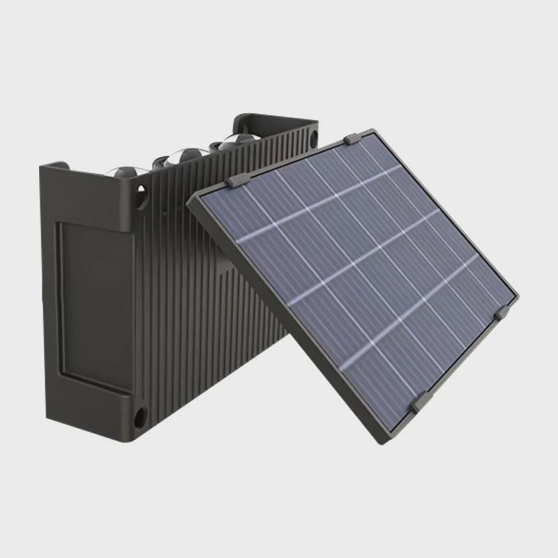 家用太阳能led壁灯景观灯跨境庭院氛围灯户外花园过道篱笆壁灯
