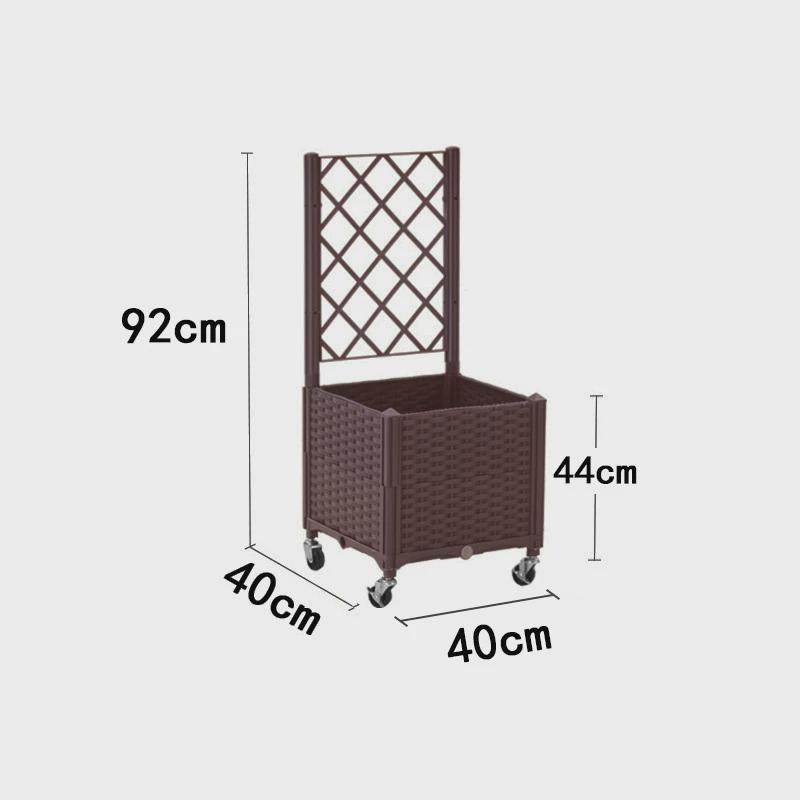 可拼接蔬菜播种箱阳台花箱带篱笆栅栏攀爬架月季黄瓜南瓜爬藤支架,鲜花速递/花卉仿真/绿植园艺,花盆,淘宝优惠券,粉丝福利购,淘宝优惠卷