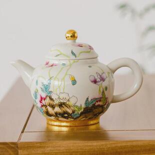 陶瓷茶壶单人大小号容量配件功夫茶壶家用白瓷多款具直销泡茶可选