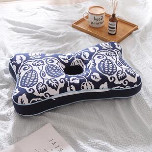 全棉粗布荞麦枕头护耳荞麦皮枕头枕芯成人枕老人枕