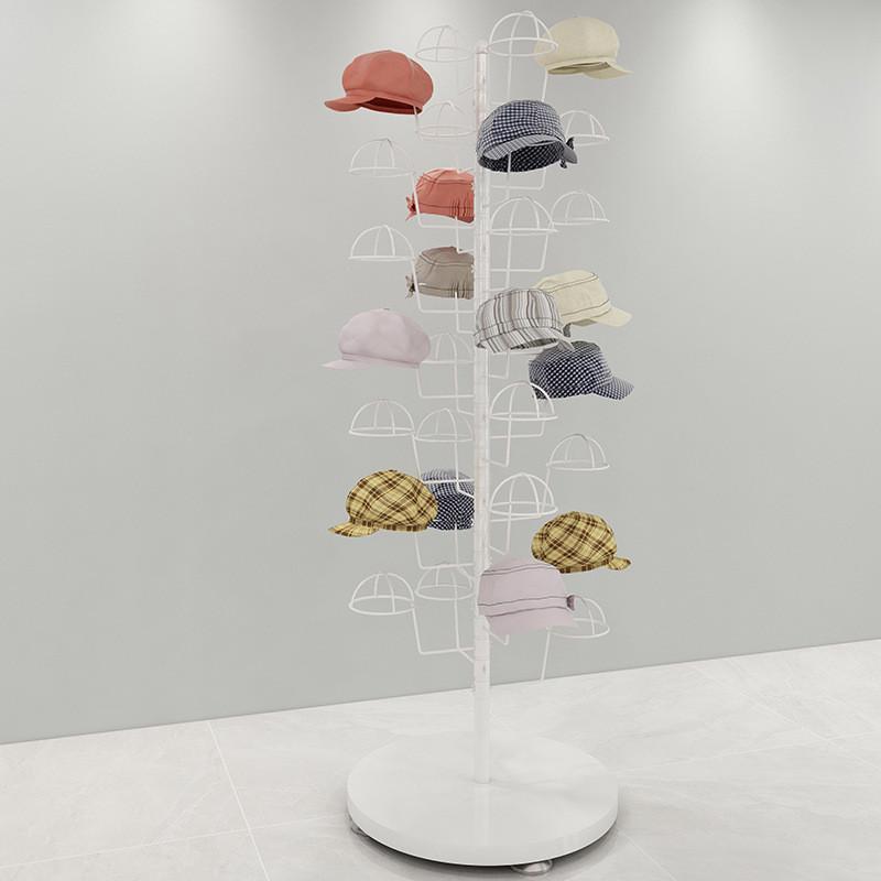 服装店太阳帽收纳落地货架帽架母婴店多层帽子挂架展示架帽托移动