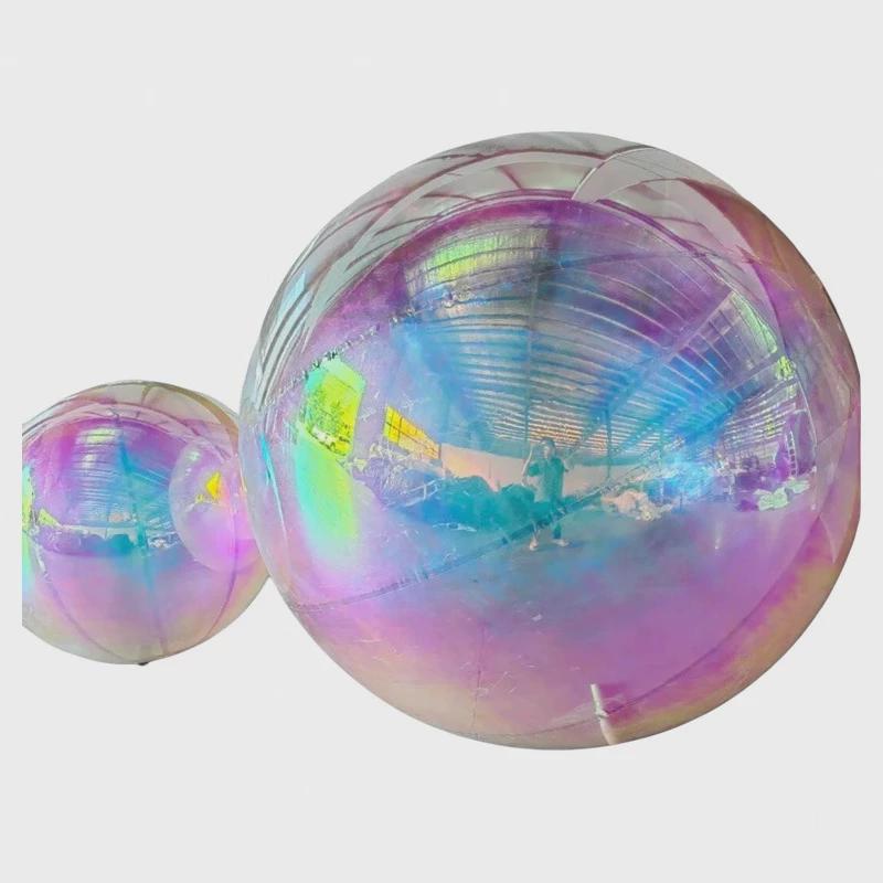 充气镜面球厂家直销气球聚会广场装饰道具网红景区拍照美陈婚礼