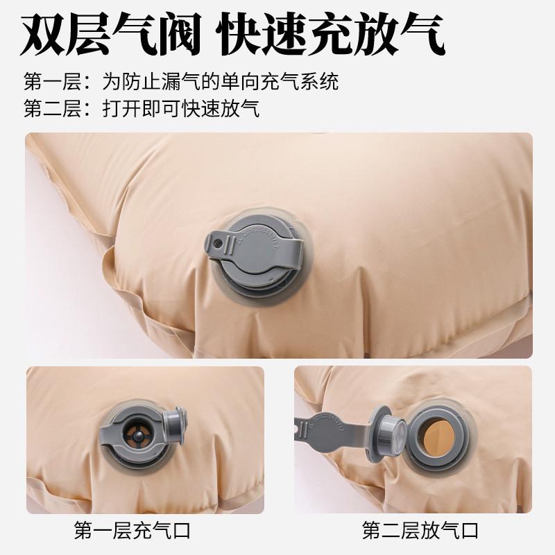 热带露营帐篷加厚单双人充气垫床户外熊防潮垫地垫轻量便捷睡垫