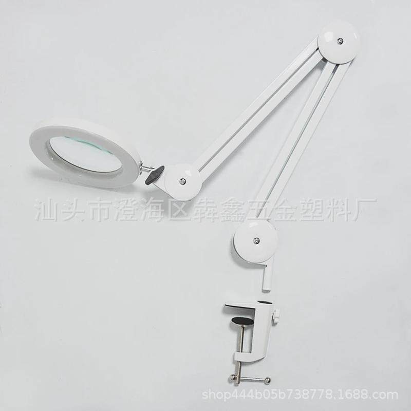 环形led美容纹绣维修放大镜灯护眼台灯创意折叠长臂阅读学习usb,家装灯饰光源,护眼吸顶灯,淘宝优惠券,粉丝福利购,淘宝优惠卷