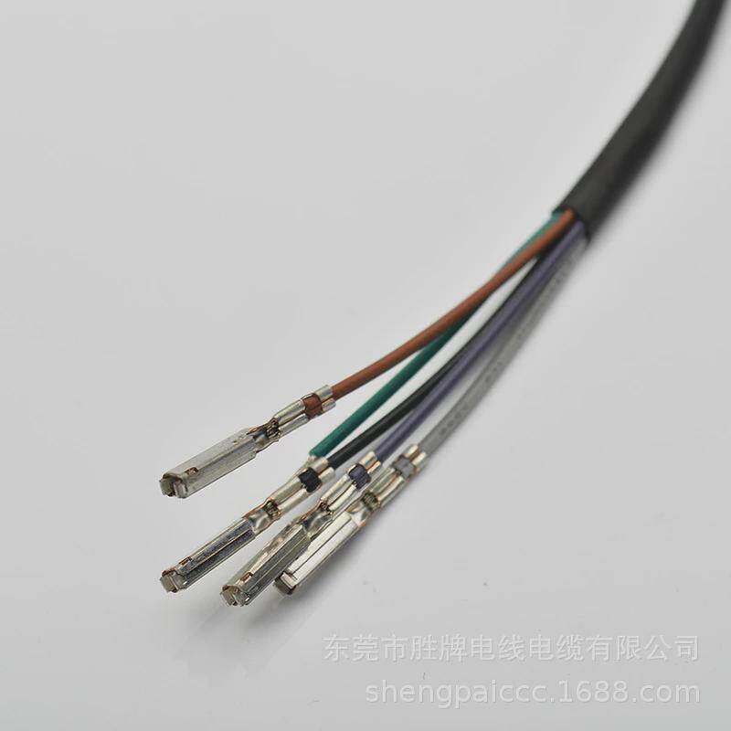 端子连接线led驱动电源灯具rvvp12*0.3平方连接线线束