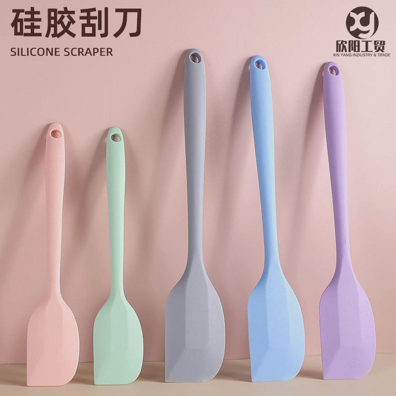 烘焙工具搅拌奶油抹刀刮硅胶刮刀铲加厚全包一体大小号耐高温套装