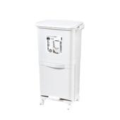 日式 厨房干湿分离分类垃圾桶带盖家用夹缝厨踏脚踩余客厅双层带轮