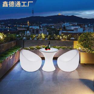 led发光家具ktv创意酒店餐厅凳子酒吧桌椅夜店休闲吧台卡座沙发