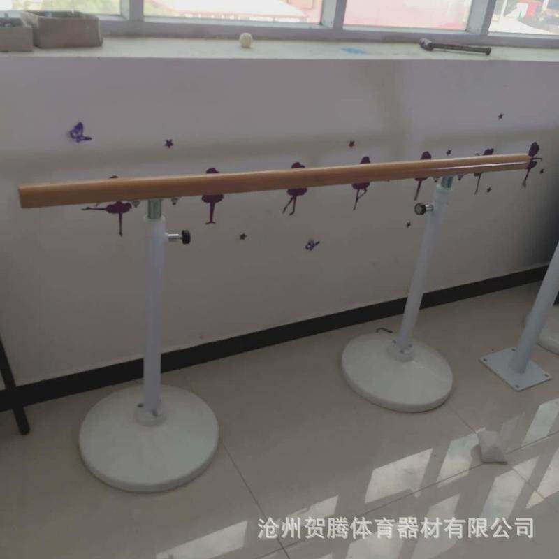 舞蹈把杆跆拳道练功杆家用移动式双层舞蹈房学校升降舞蹈压腿杆