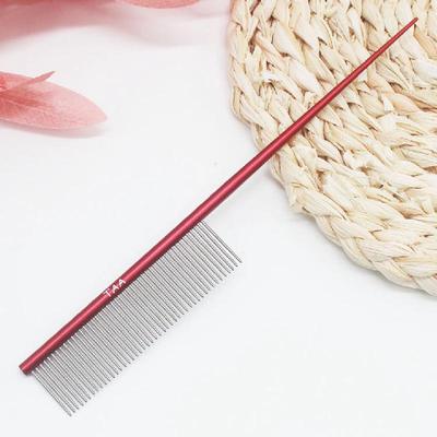 taa宠物美容分界梳尖尾梳排狗狗约克夏马尔济斯长毛犬猫咪梳tj