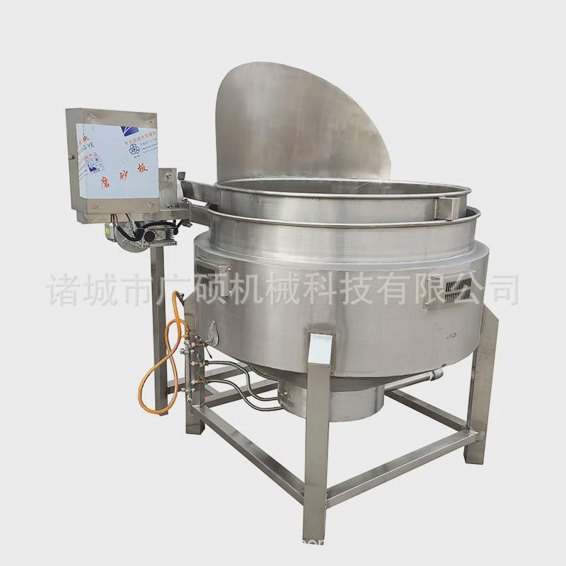 可倾斜不锈钢电加热煮肉夹层锅燃气大型式卤煮锅蒸汽蒸煮夹层锅