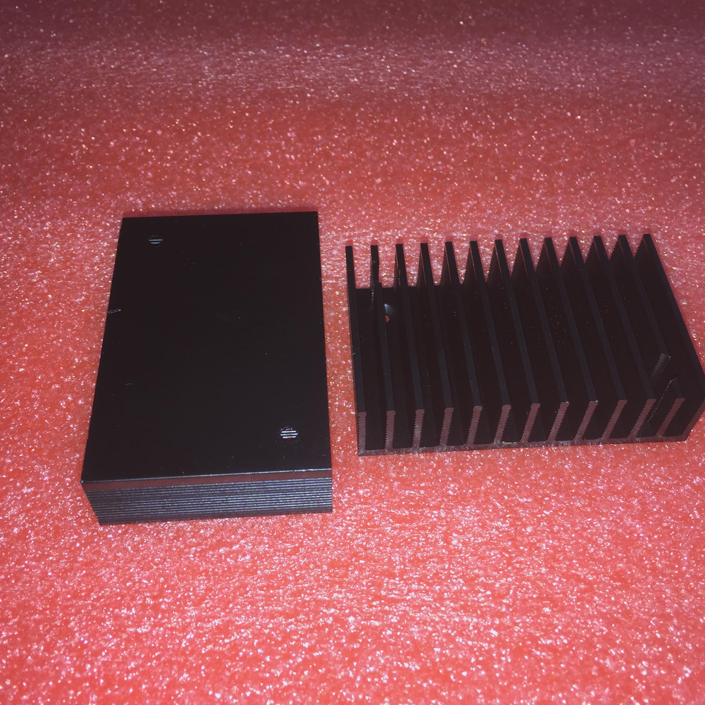散热器轨道交通铁路电源模块1/4散热片砖散热器铝60x40x15现货