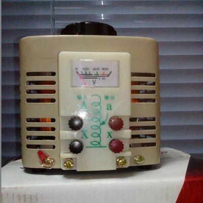 三科调压器1000W/TDGC2-1000VA单相220V全铜交流0-300V可调变压器
