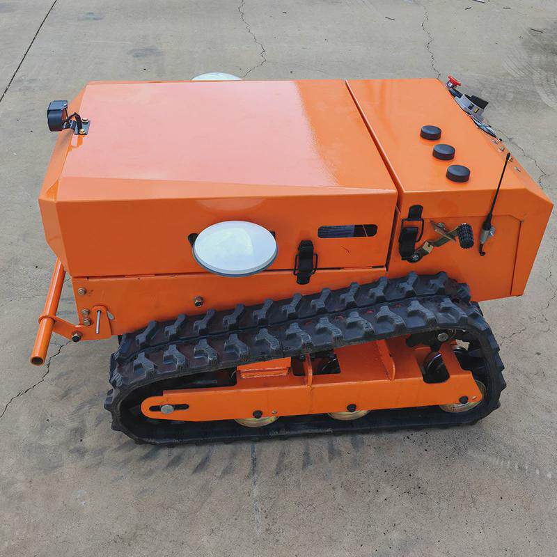 成峰纯电动北斗导航遥控割草机园林草地开荒无人驾驶履带式割草机