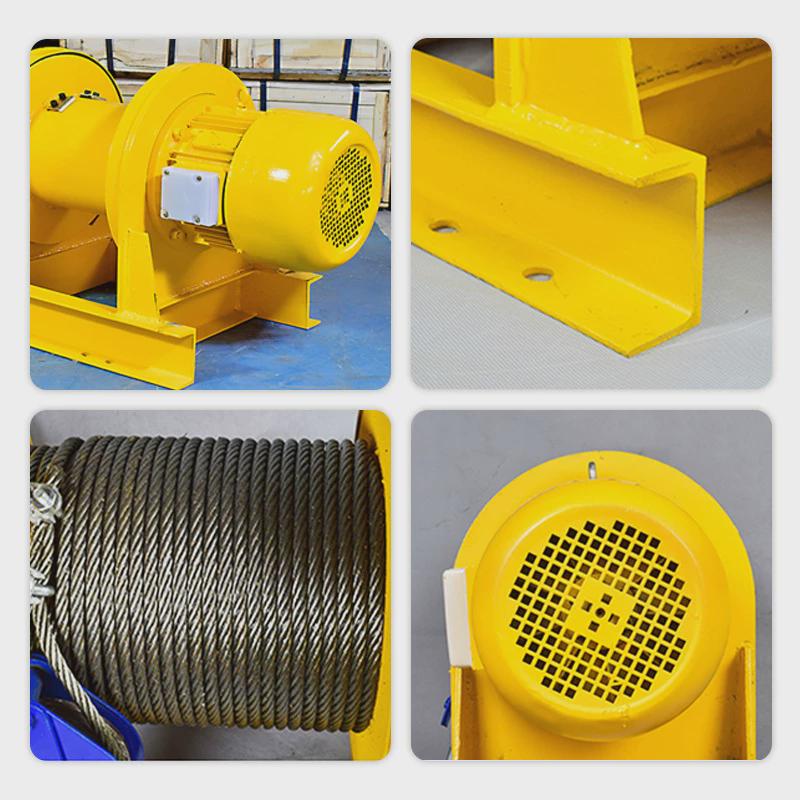 五卷扬机卷杨机2t3t吊机起重机小型家用起重葫芦钢丝绳电动吨