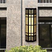 户外园林防水仿大中式 壁灯酒店别墅小区led壁灯现代简约云石门灯