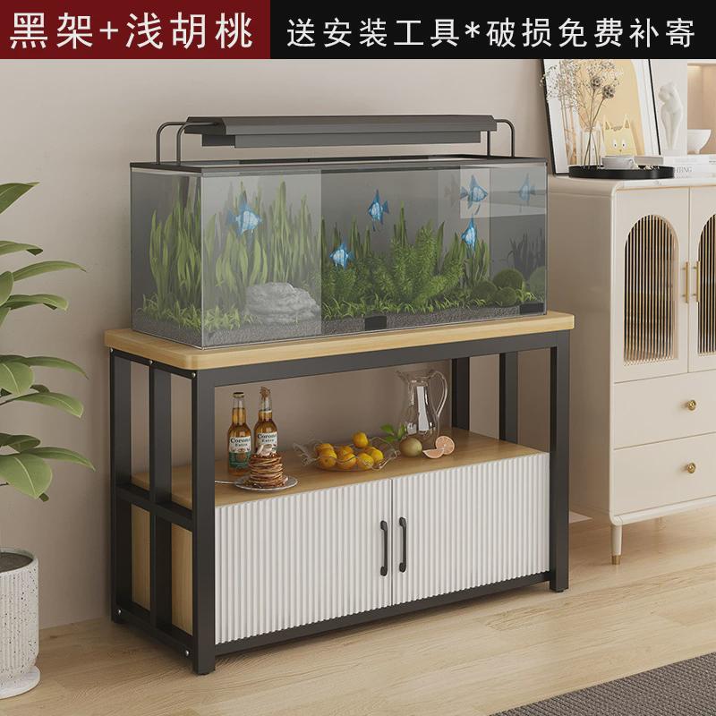 鱼缸架子柜承重柜子柜置物架金属家用客厅架带底水族箱底座跨境