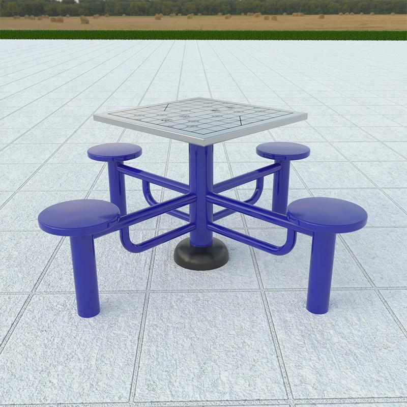 室外棋盘桌户外公园休闲益智围棋轨道棋牌桌广场老年人象棋桌象棋