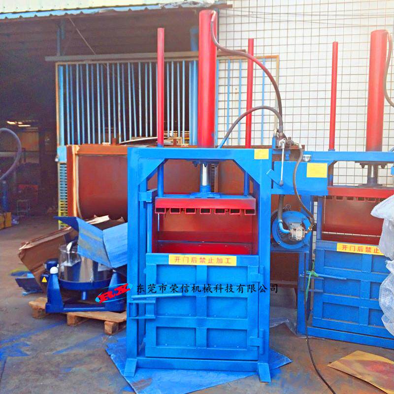 东莞双缸60吨液压打包机废旧海绵棉花床垫压包机半自动打包机