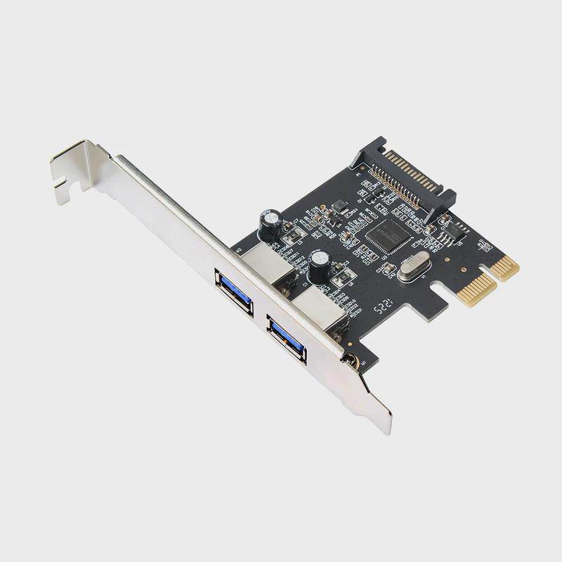 PCI-E转usb3.0扩展卡2口高速台式机USB3.0扩展卡ASM1042