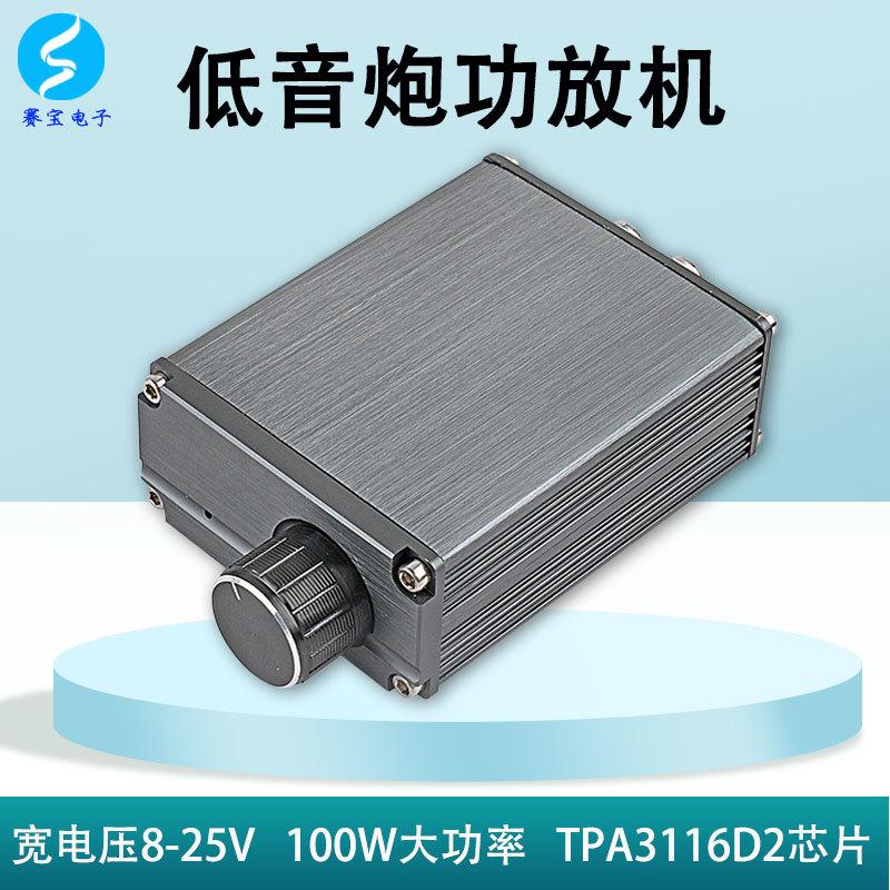 单声道功放机超重低音炮功放板迷你单路数字发烧音箱家用车载12V