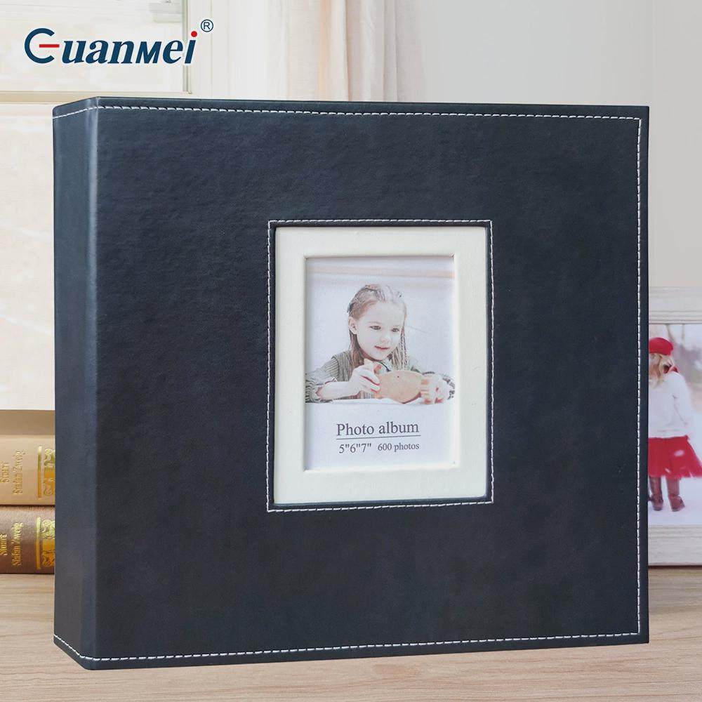 广圣诞礼品pu皮质相册美影集儿童家用相簿5.6.7寸混装插袋相册600