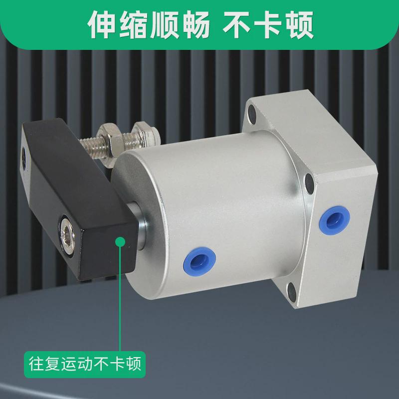 气动小型90度旋转ack转角下压夹紧气缸src25/32/40/50/63x90-r/l