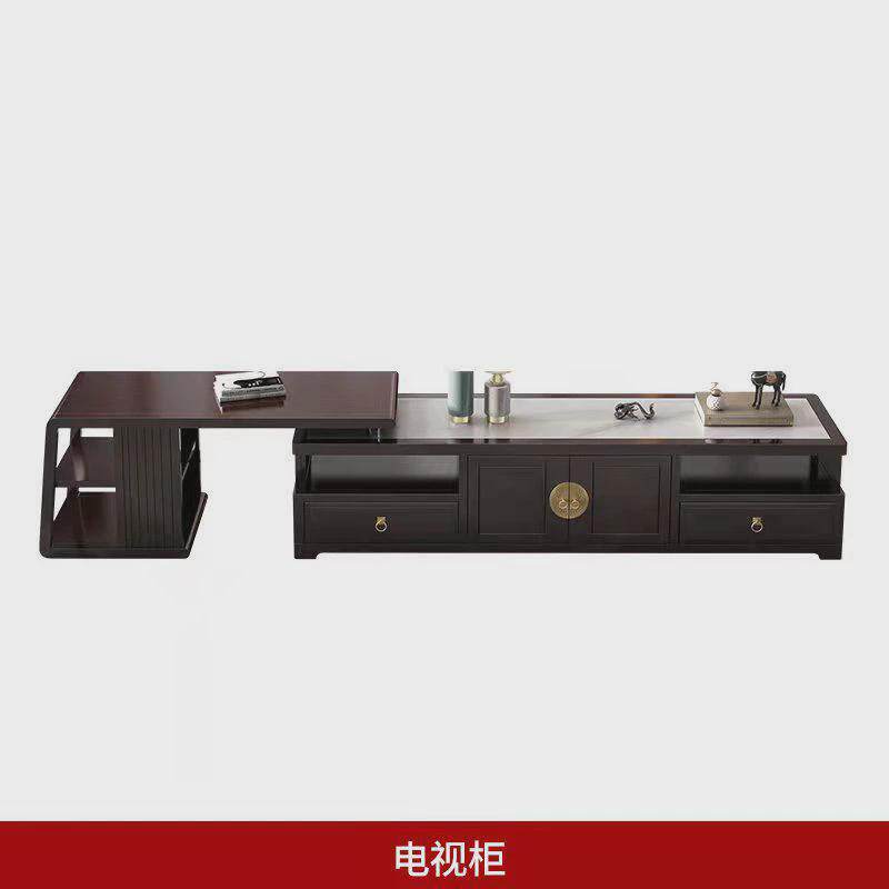 全实木沙发新中式现代中式古典禅意客厅家具布艺转角贵妃沙发组合